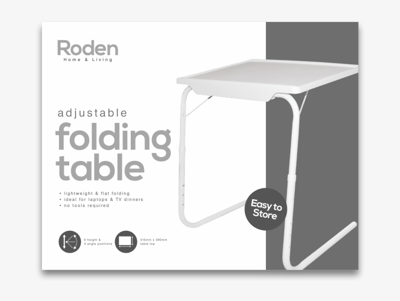 Adjustable Folding Table - Tea Party Movement, transparent png download