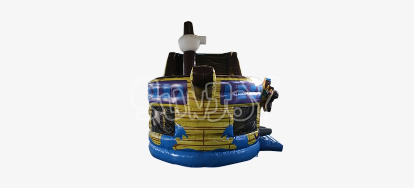 Pirate Ship Bounce House Slide Combo - Boat, transparent png download