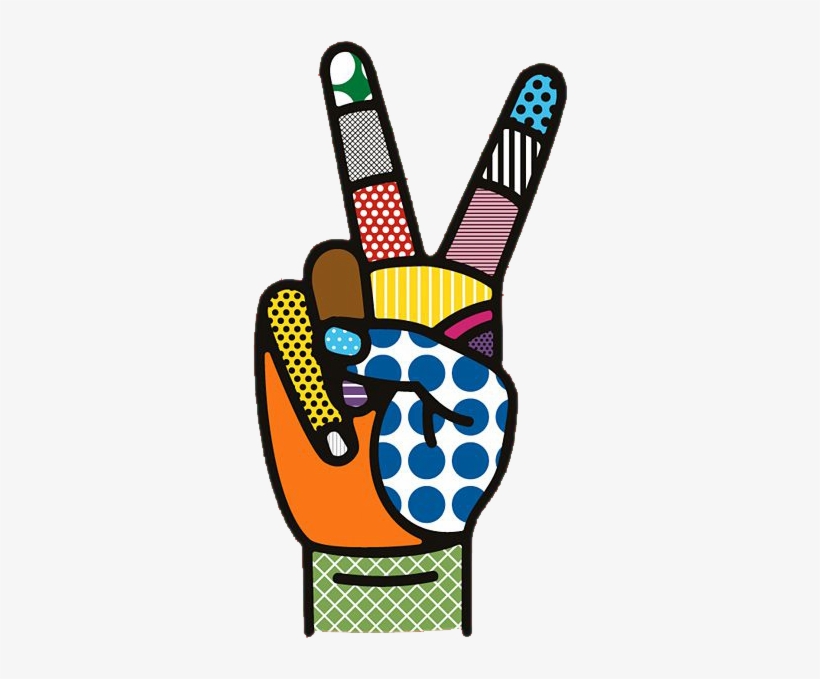 Peace-hand - Craig And Karl Art, transparent png download