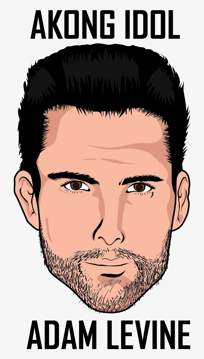 Adam Levine Vectorized Illustrations Pinterest - Hugot Lines In Pokemon, transparent png download