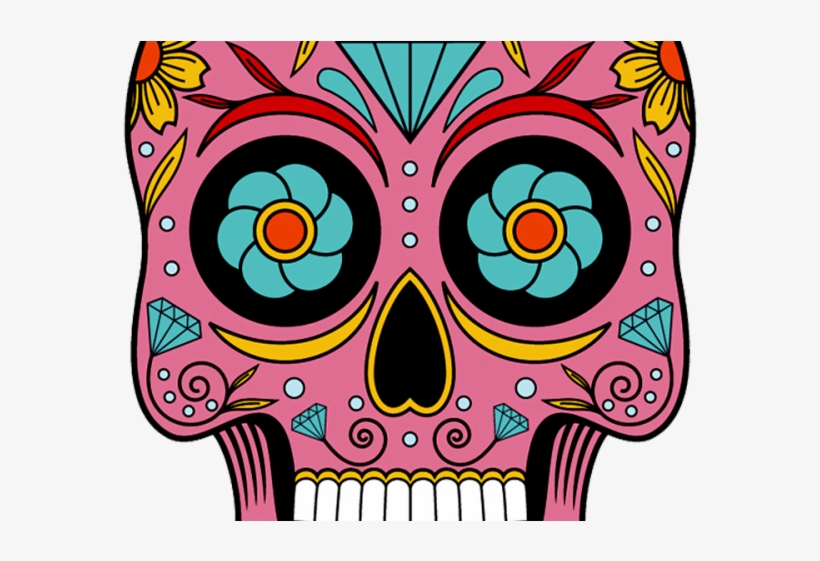 Day Of The Dead Clipart Face - Imagenes De Carabelas Mexicanas, transparent png download
