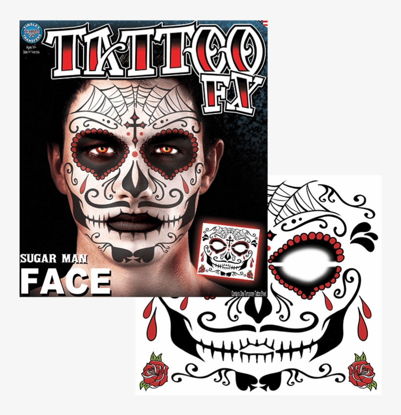 Face Tattoo Transfers, transparent png download