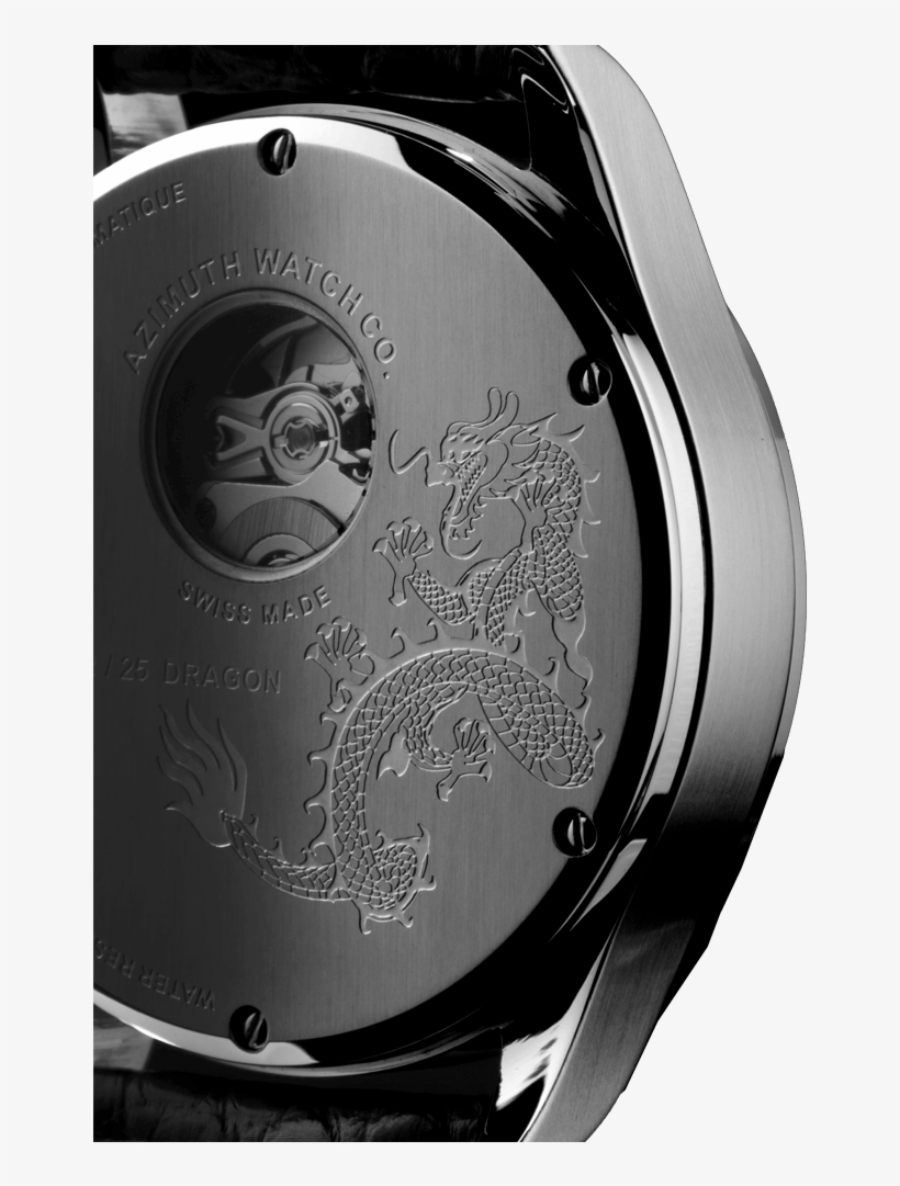 Retrograde Minutes Dragon - Analog Watch, transparent png download