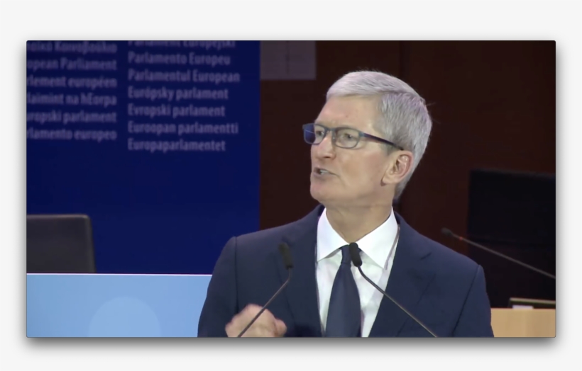 On Wednesday, Apple Ceo Tim Cook Spoke At The International - Public Speaking, transparent png download