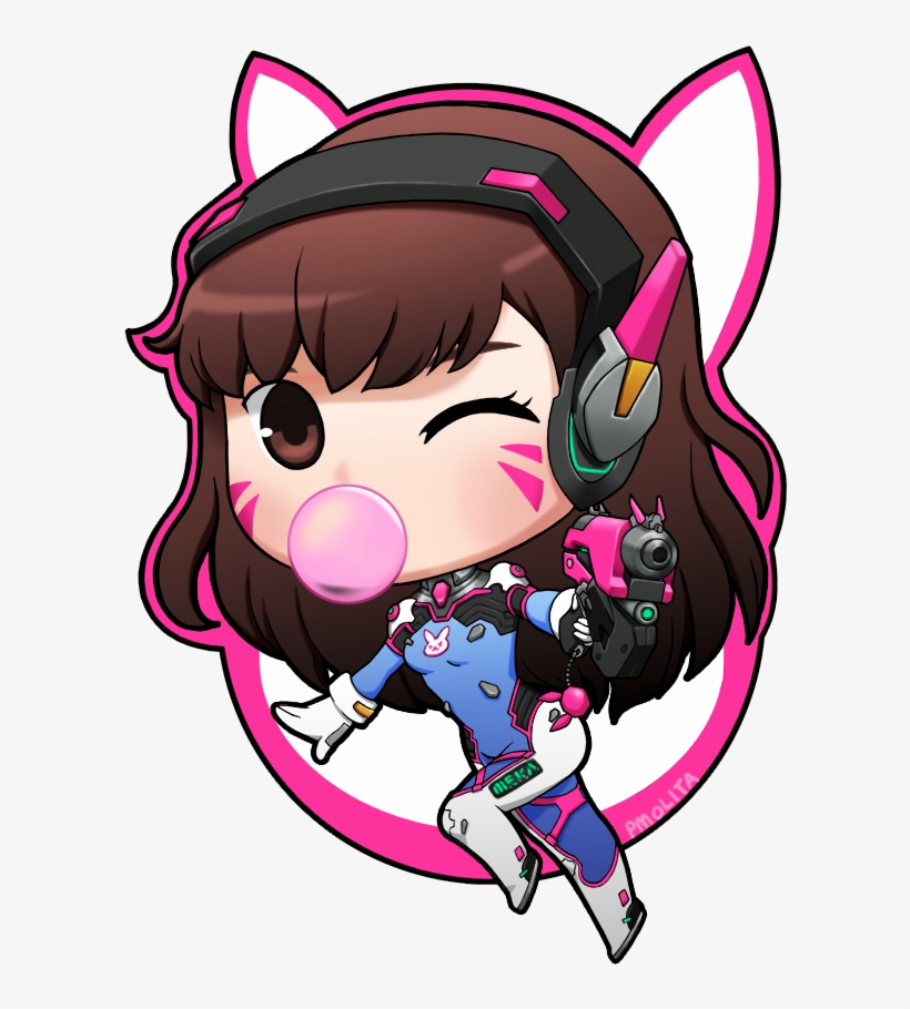 381kib, 800x921, File - Overwatch D Va Chibi, transparent png download