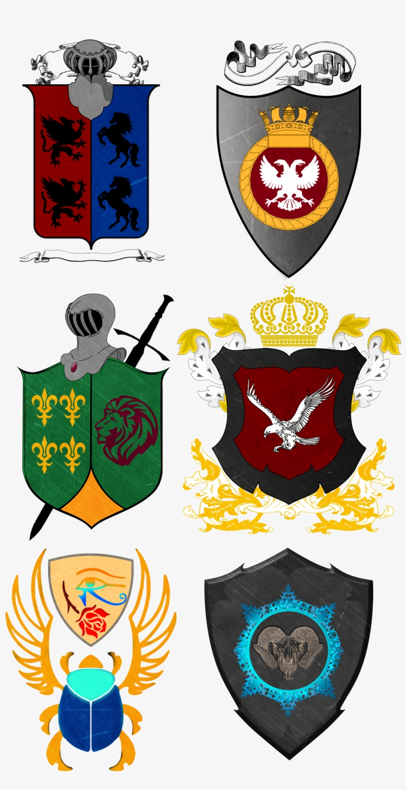 Adoptable Shield Crest Logo Set 3 By Wolfspirit1993 - Banners, transparent png download