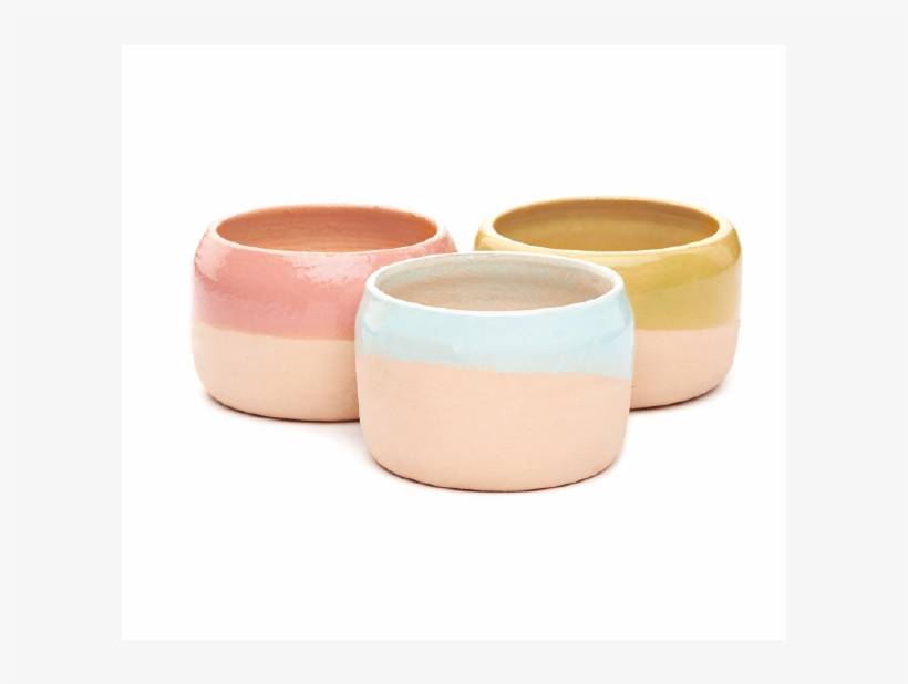 Nanjala Pastel Hanging Mini Planters Trio - Bracelet, transparent png download