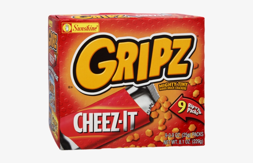 Sunshine Cheez-it Gripz Mighty Tiny Baked Snack Crackers - Cheez Its, transparent png download