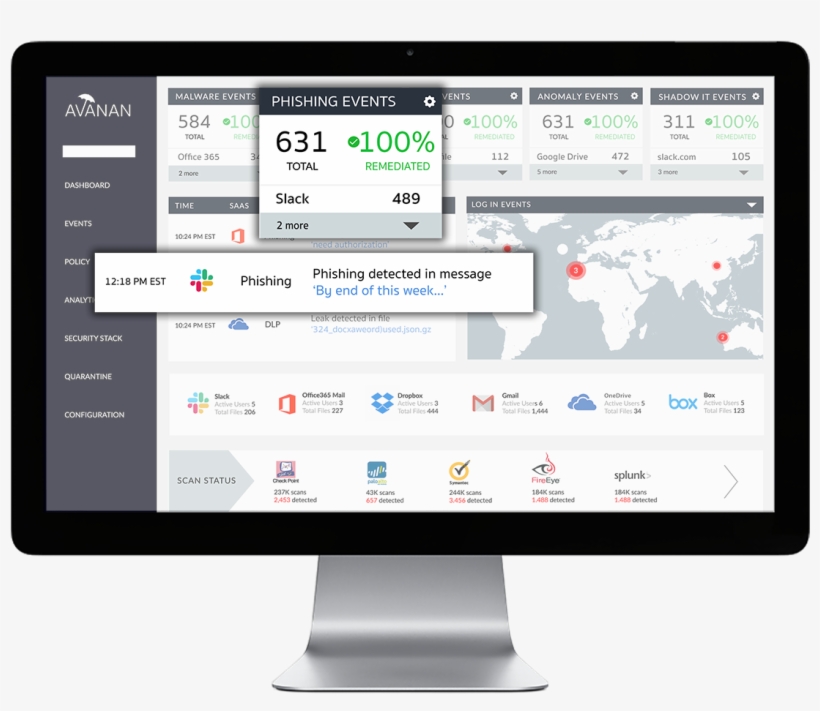 Slack Security - World Map, transparent png download