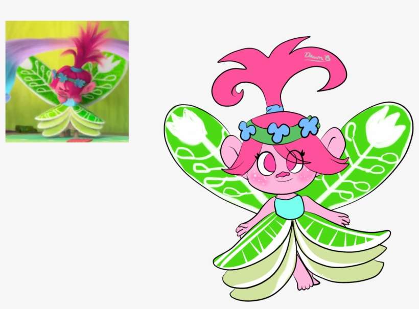 Dreamworks Fan Art Youtube Transprent Png Pink - Trolls Fanart, transparent png download