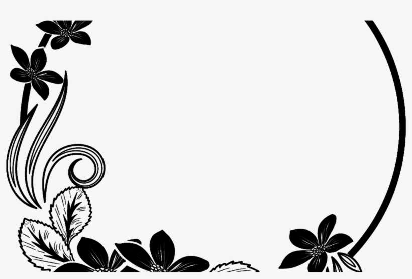 Flowers Drawing Illustrations, Png File Vectors Pinterest - دانلود قاب برای فتوشاپ, transparent png download