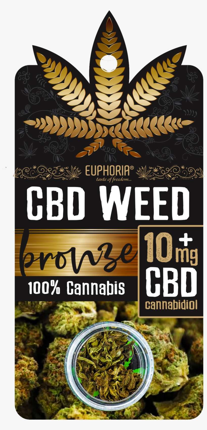 Cbd Weed Bronze 10 Mg - Cbd Weed Gold, transparent png download