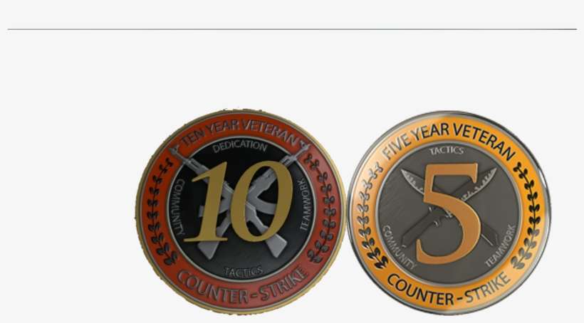 10 5yearold 10 Year Veteran Coin Csgo Png Image Transparent Png Free Download On Seekpng