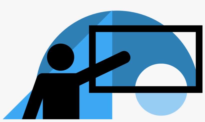 Educators Illustration - Icon Student Presentation, transparent png download