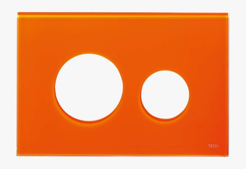 Control Button Tece Loop Glass, Orange - Circle, transparent png download