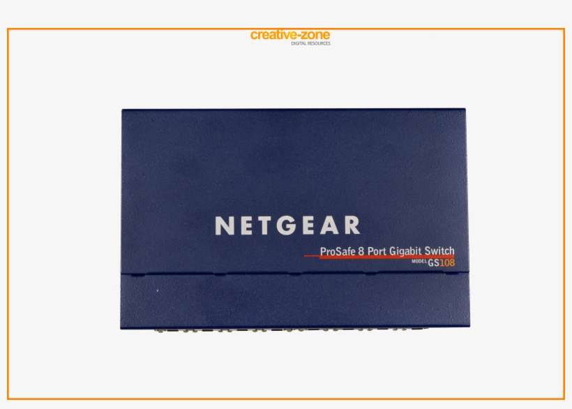 Netgear Gs108 Prosafe 8 Port Gigabit Switch - Netgear, transparent png download