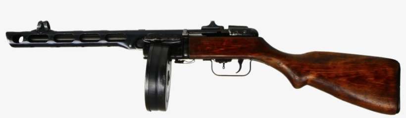 Ppsh Sumbmachine Gun - Assault Rifle, transparent png download