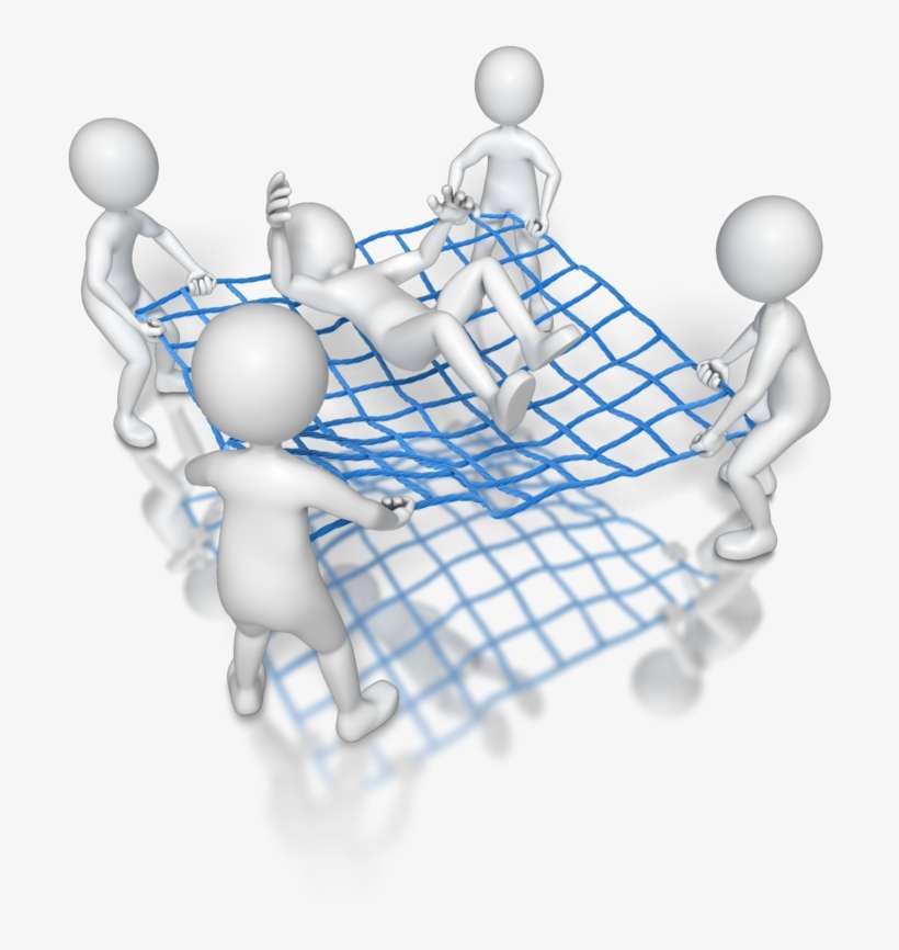 Guardianship Company - Moving Teamwork Stick Figures, transparent png download