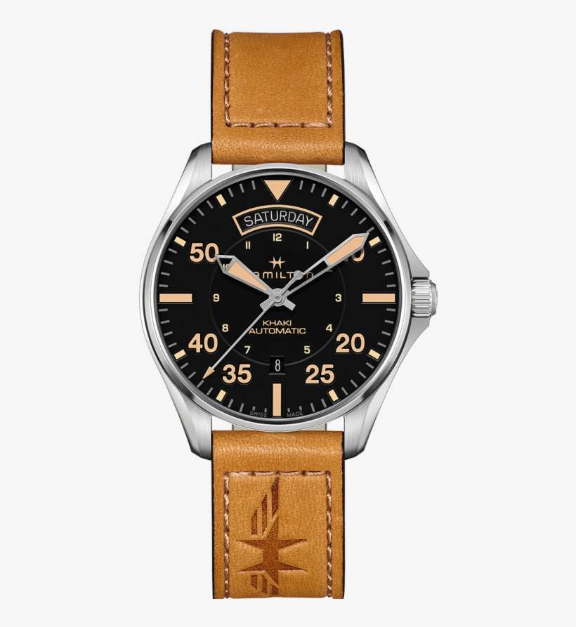 Hamilton Khaki Aviation H64645531 Automatic Day/date - Orologi Militari, transparent png download