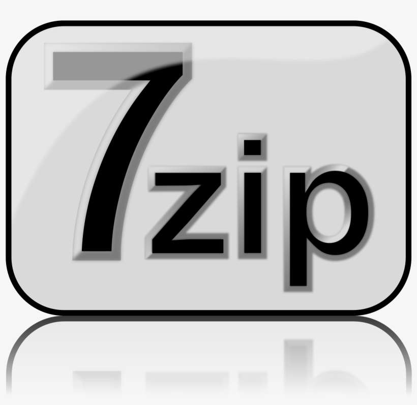 This Free Icons Png Design Of 7zip Glossy Extrude Gray, transparent png download