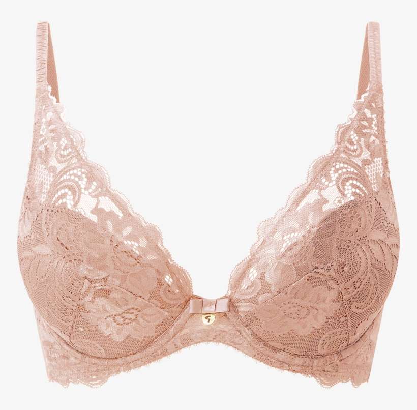 Gypsy High Apex Plunge Caramel - Lace Plunge Bra High Apex, transparent png download