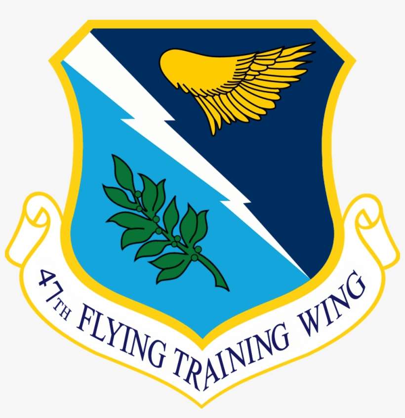 The 47th Flying Training Wing Is A United States Air - 47th Flying Training Wing, transparent png download