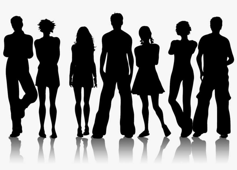 One In 10 Teens And Half Of Black Teens Surveyed In - Teens Silhouette, transparent png download