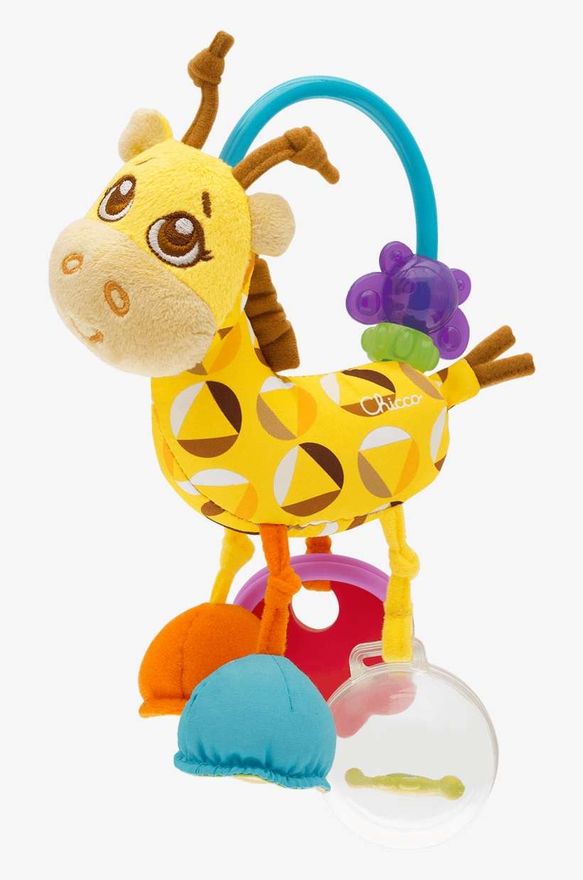 Giraffe Tactile Rattle - Chicco Rattle Giraffe, transparent png download