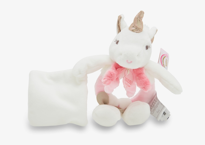 Unicorn Rattle Toy - Stuffed Toy, transparent png download