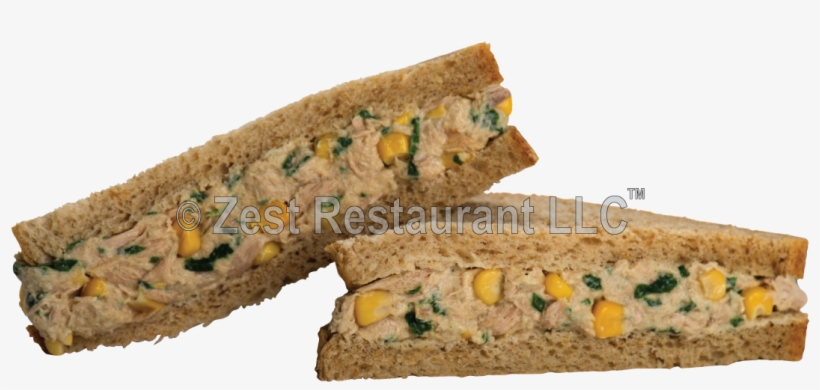 Classic Tuna & Mayo Sandwich - Rye Bread, transparent png download