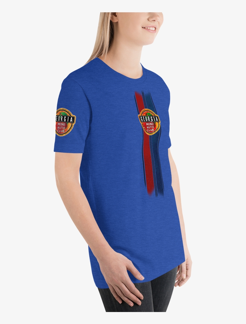 Gaminiac Racing Stripes Short Sleeve Unisex T Shirt - Sleeve, transparent png download