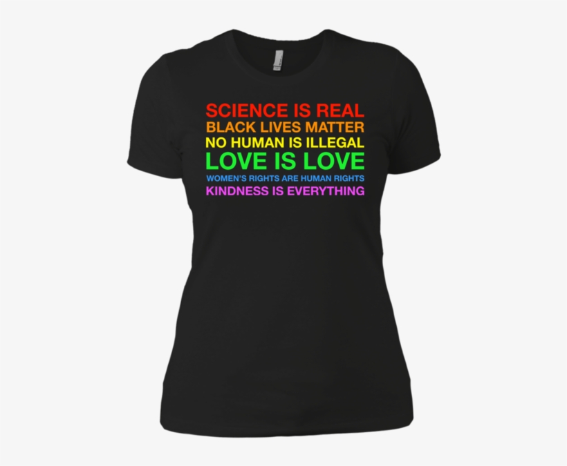 Science Is Real Black Lives Matter T-shirt, Hoodie - Active Shirt, transparent png download