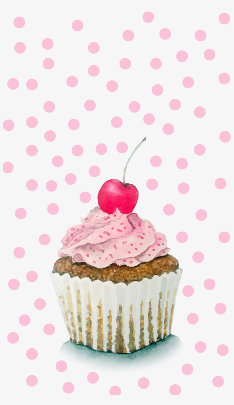 #casetify #iphone #art #design #illustration #pink - Cupcake, transparent png download