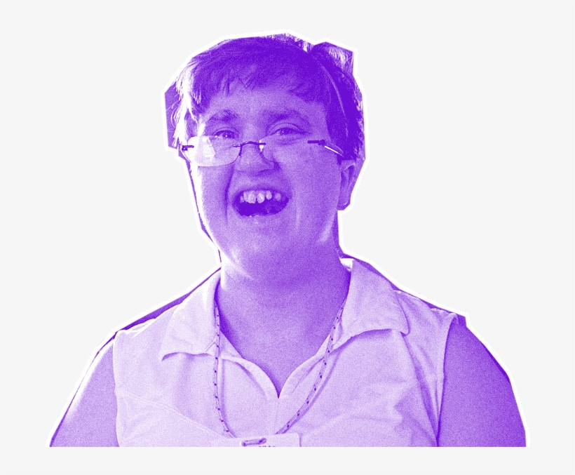 Lady Wearing Glasses - Human, transparent png download