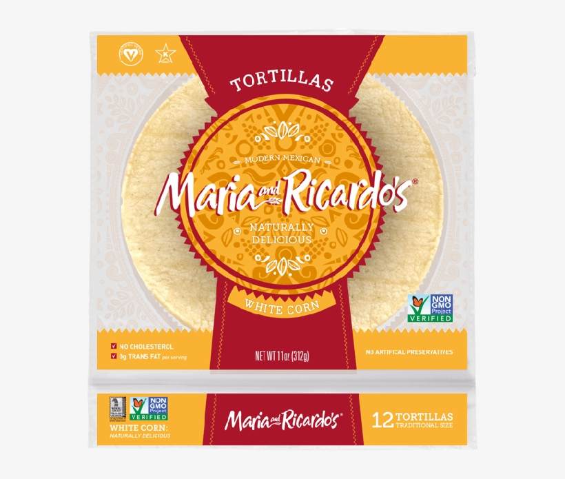 Non Gmo Corn Tortillas - Maria Ricardo's Corn Tortillas, transparent png download