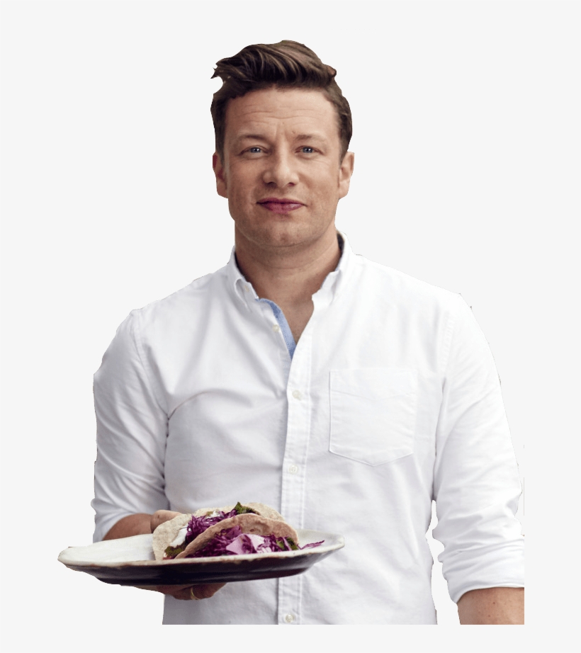 Jamie Oliver Holding Food, transparent png download