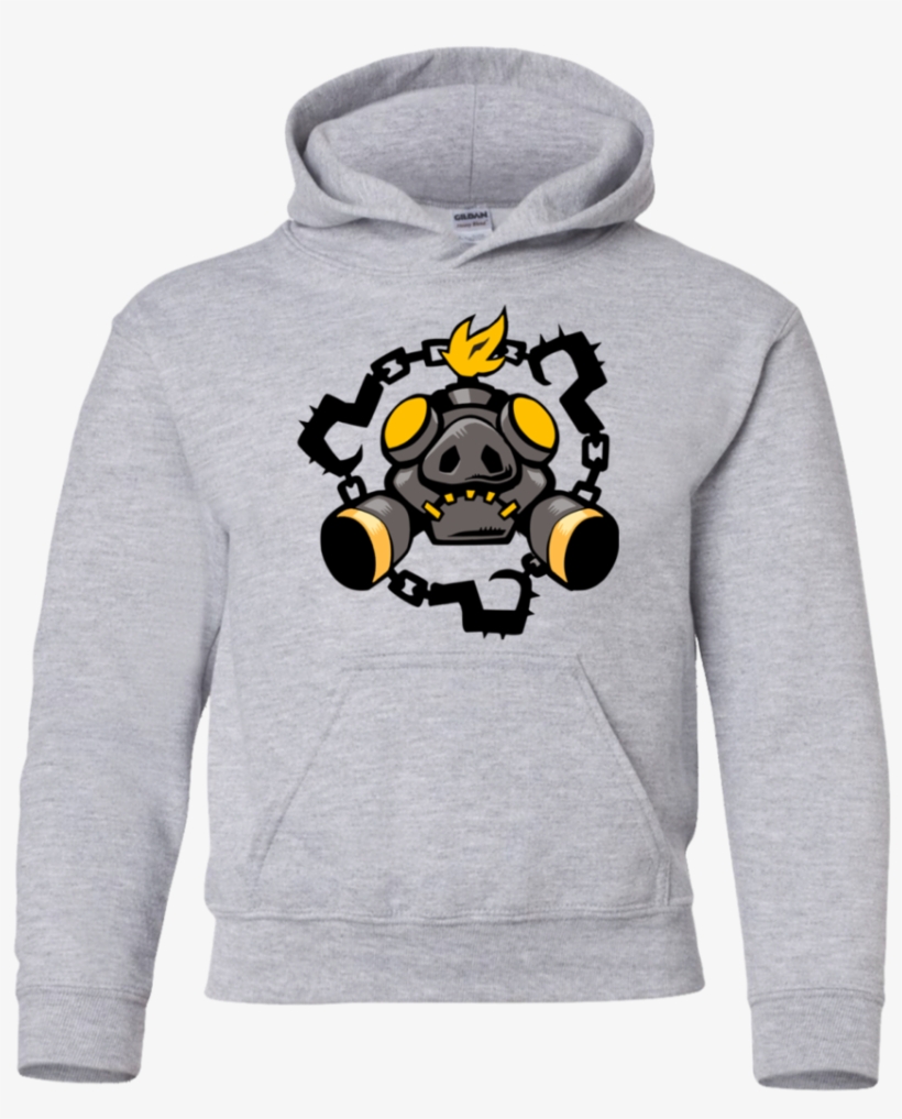Overwatch Roadhog Chains Spray Youth - Sweatshirt, transparent png download
