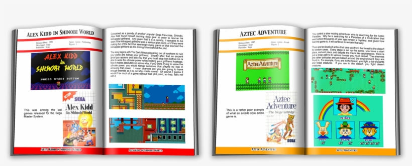 Each Game Comes With Full Details Of Its Release Date, - Book, transparent png download