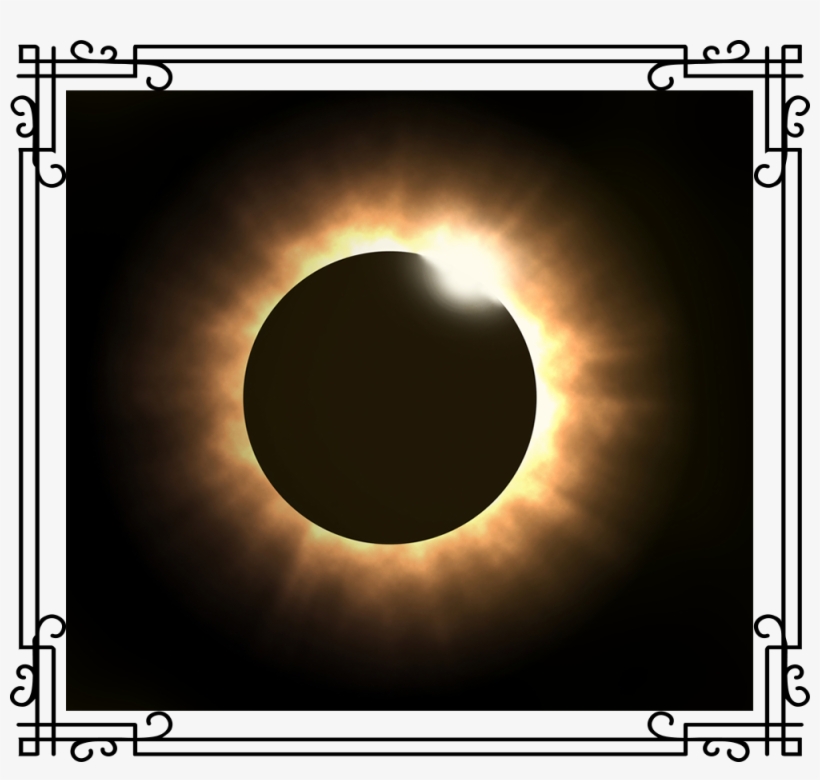 Outer Space, Spaces, Sun, Earth, Weather, Deep Space, - Solar Eclipse Photo Cross, transparent png download