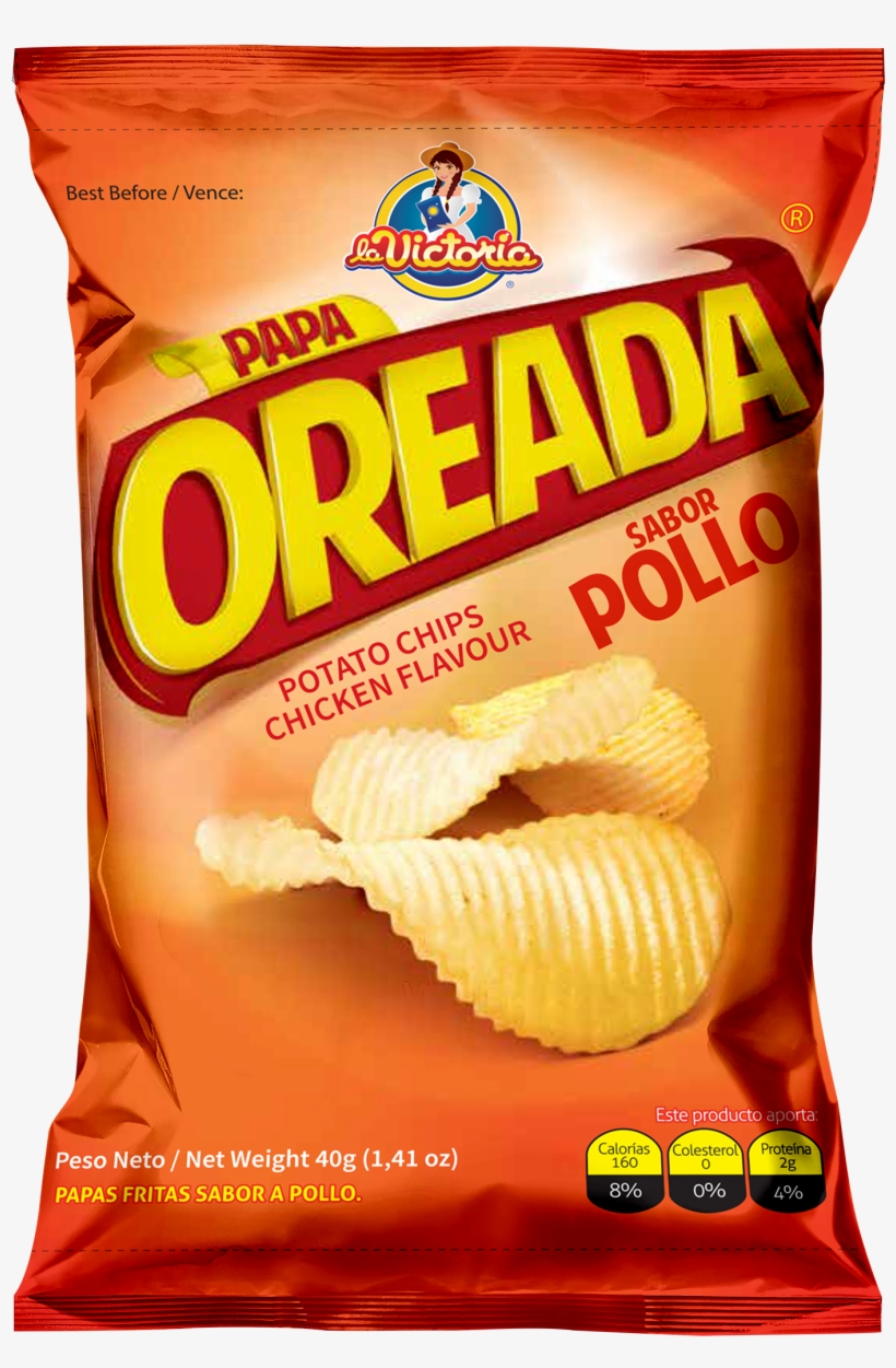 Papa Pollo Oreada 40g - Potato Chip, transparent png download