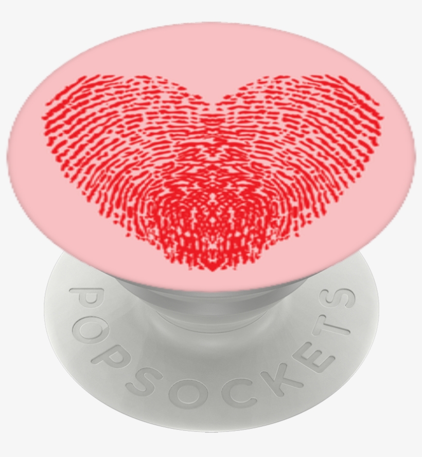 Thumbprint Heart, Popsockets - Heart, transparent png download