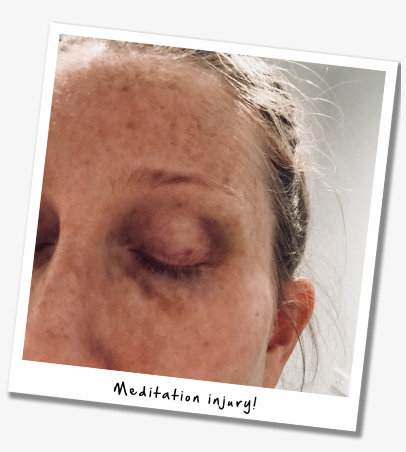 The Result Of Trying Meditation With A Toddler - Close-up, transparent png download