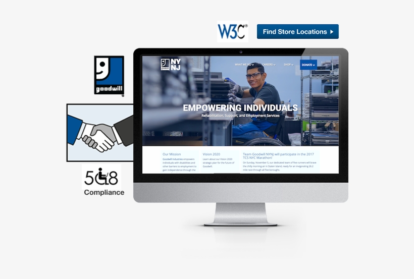 Goodwill Ny/nj Wanted A Website That Would Serve Their - Goodwill Industries, transparent png download