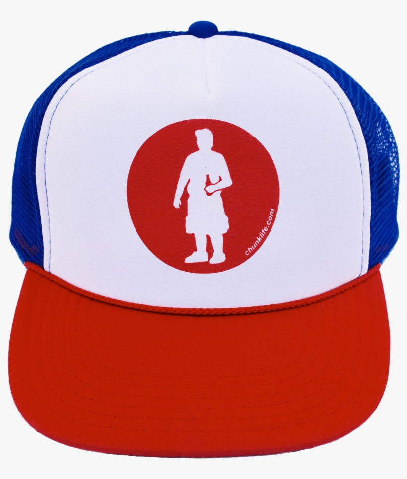 Chunk Life Trucker Hat, Red White & Blue - Baseball Cap, transparent png download