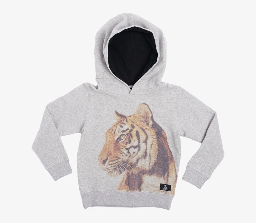 Rock Your Kid Tiger Hoodie - Hoodie, transparent png download