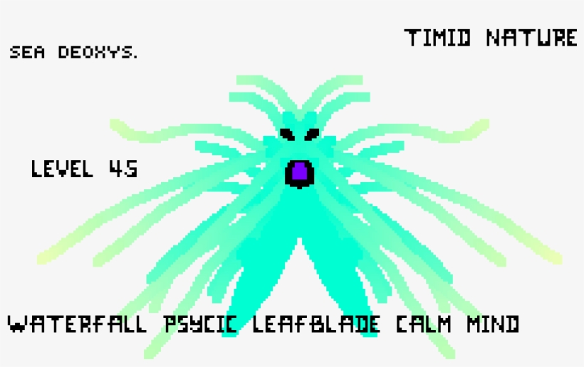 Sea Deoxys - Illustration, transparent png download