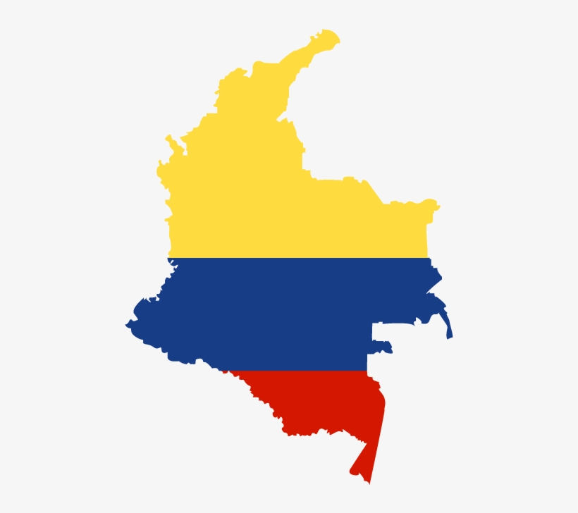 Travel The Globe Without Ever Leaving The State, With - Colombia Map Flag, transparent png download