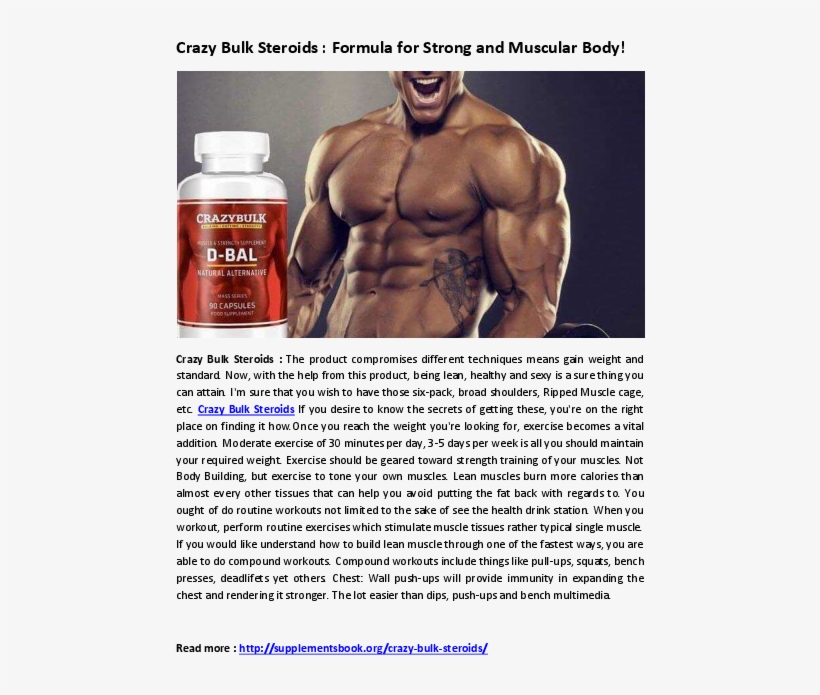Crazy Bulk Steroids - Dianabol Results, transparent png download