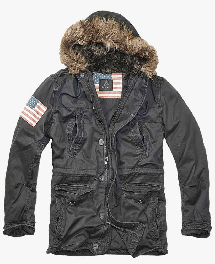 Vintage Explorer Stars & Stripes Jacket Black - Brandit Vintage Explorer Rot, transparent png download