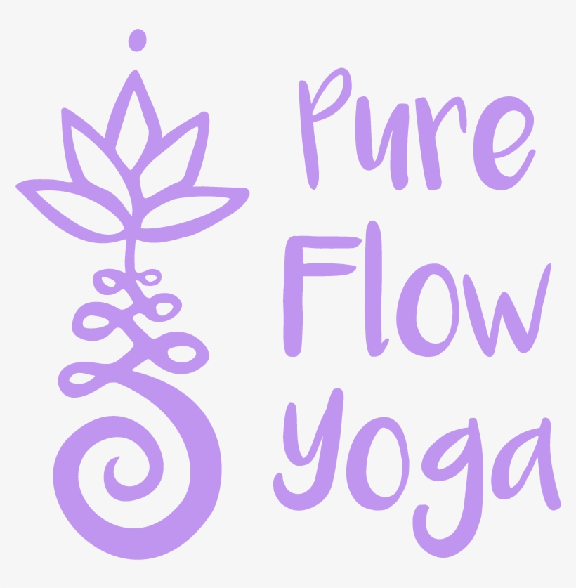 Pure Flow Yoga - Graphic Design, transparent png download